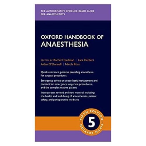 خرید Oxford Handbook of Anaesthesia(5th edition) از کتابفروشی بهرتو